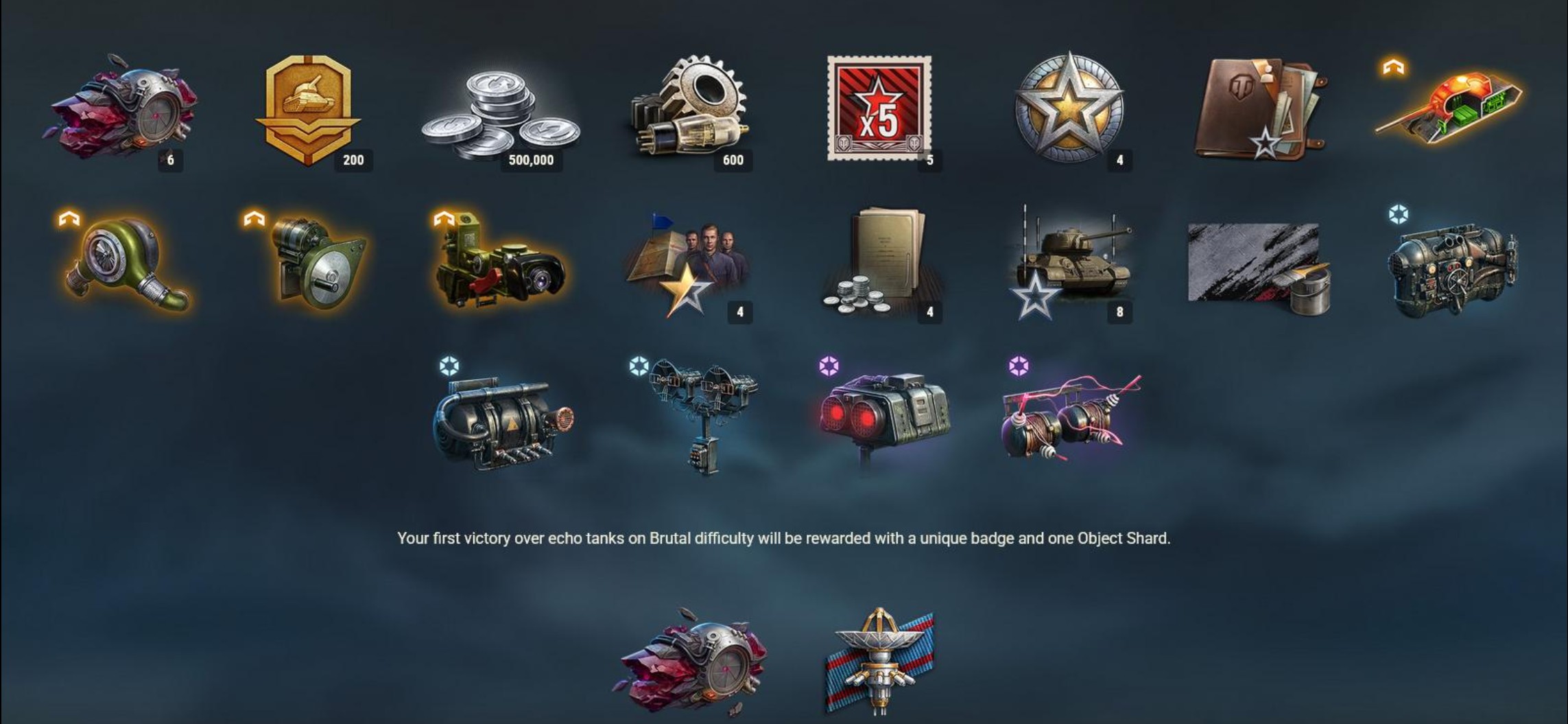 World of Tanks Last Stand Invasion rewards