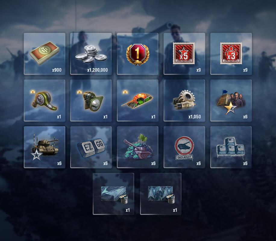 Onslaught Rewards