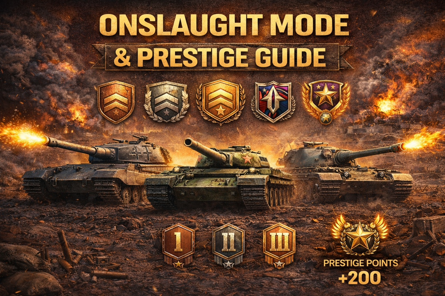 ONSLAUGHT MODE & PRESTIGE GUIDE (2026) – World of Tanks guide