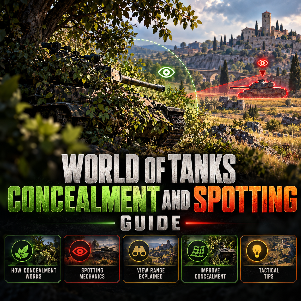CONCEALMENT & SPOTTING MECHANICS (2026) – World of Tanks guide